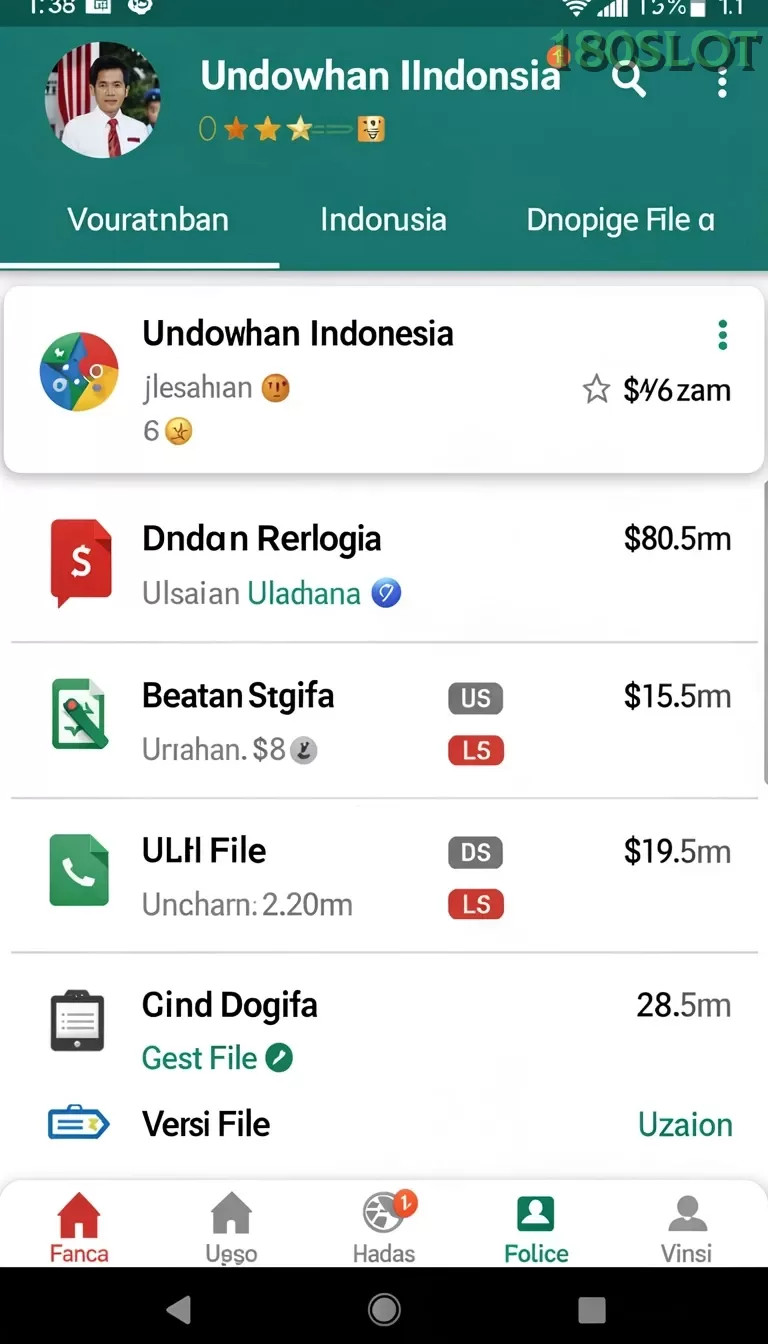 Cuplikan layar JOSS777 — aktivitas